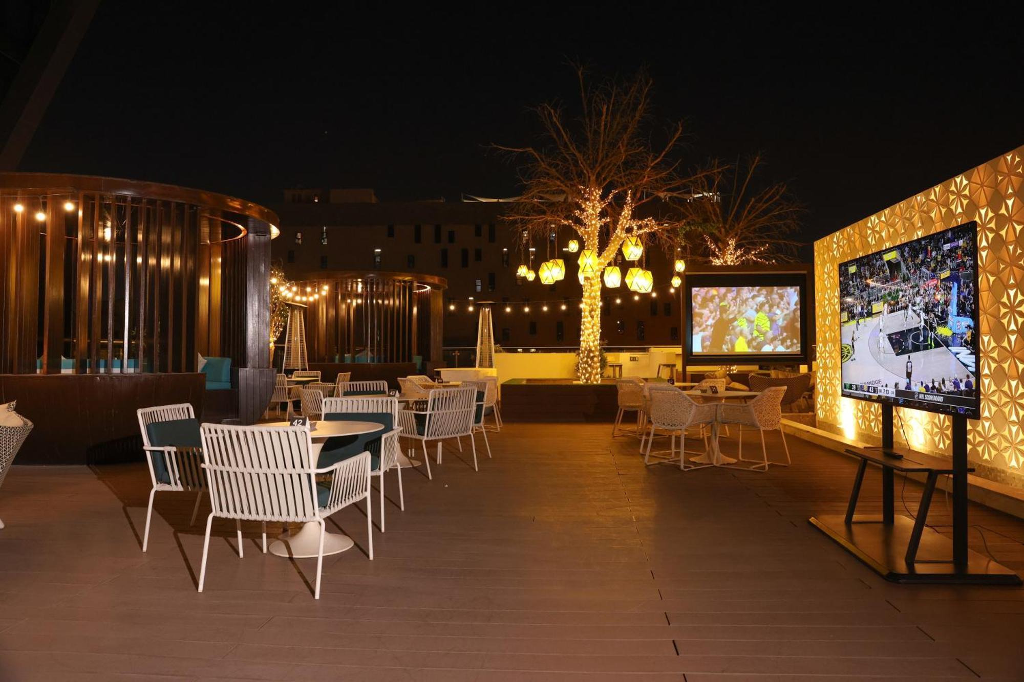 Steigenberger Residence Doha Dış mekan fotoğraf The Sky Bar